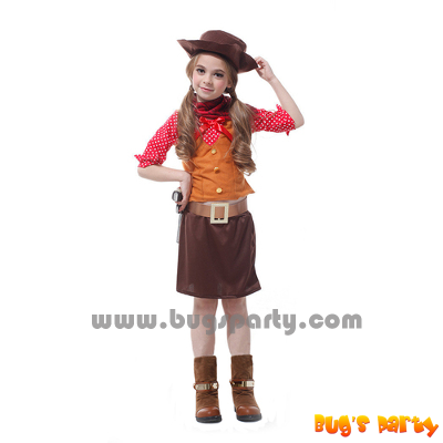 Wild west lovely cowgirl costume