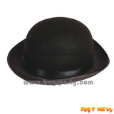 Charlie chaplin black color bowler hat