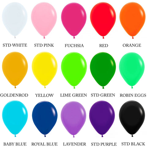 50 Colorful Balloons