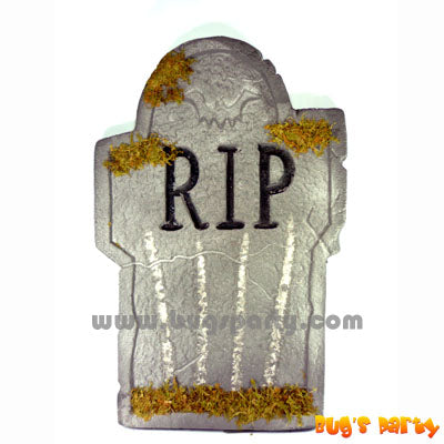 Halloween Mossy RIP Tombstone