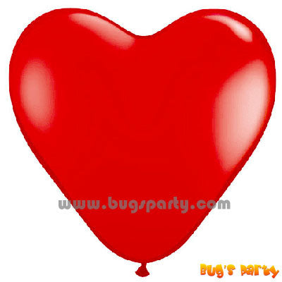 Balloon Latex Red Hrt