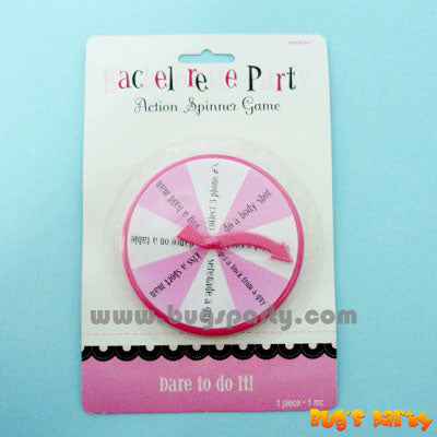Bachelorette Party Action Spinner Game