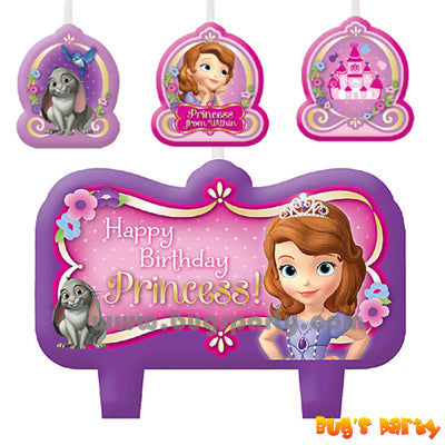 Sofia The First Candles Set