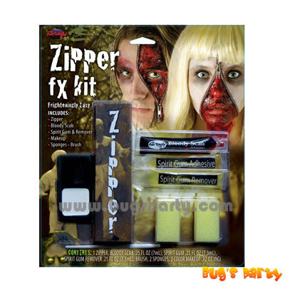 Halloween Makeup Zipper