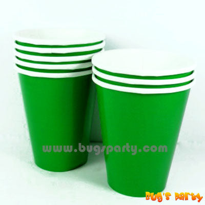 Festive Green color paper Cups