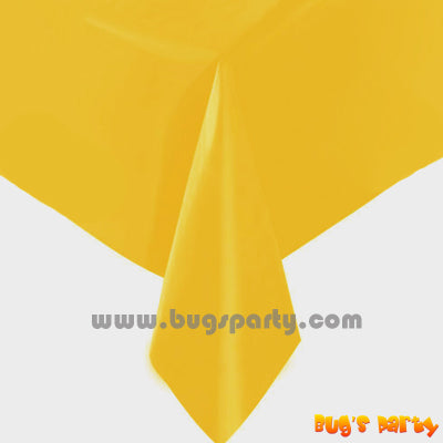 Yellow Sunshine color plastic Table Cover
