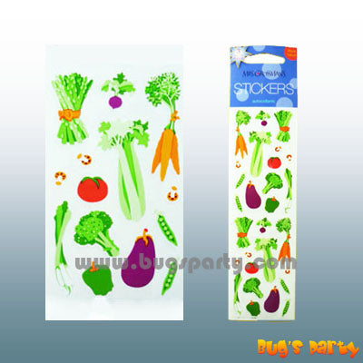 Stickers Garden Vegetables