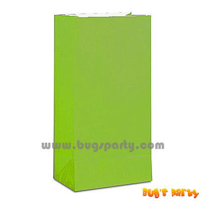 Kiwi Green Paper Bags