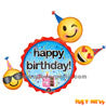 Smiley Emoji Birthday Balloon
