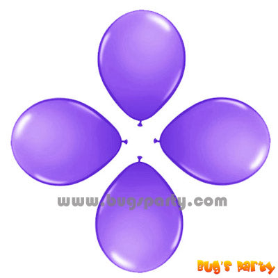Balloon 6in Rnd Lilac