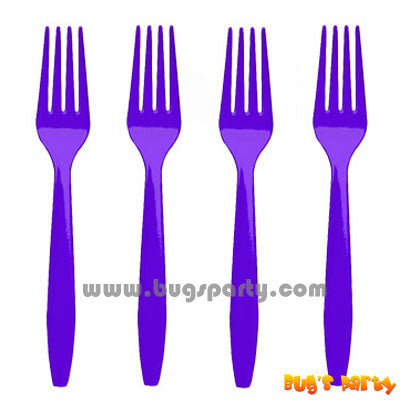 Purple color Plastic Forks