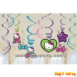Hello Kitty Swirls Deco