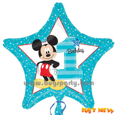 Mickey 1st Star Balloon