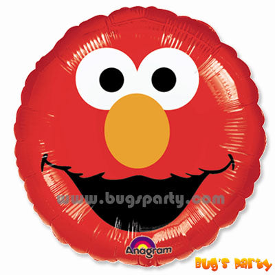 Red Color Elmo Portrait Balloon
