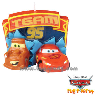Disney Cars Sculpted Candle