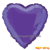 Purple heart shaped balloon