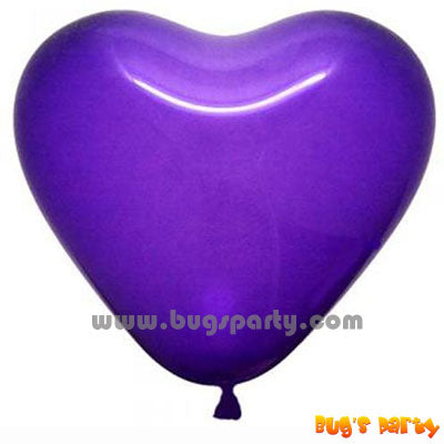 Balloon Latex Violet Hrt