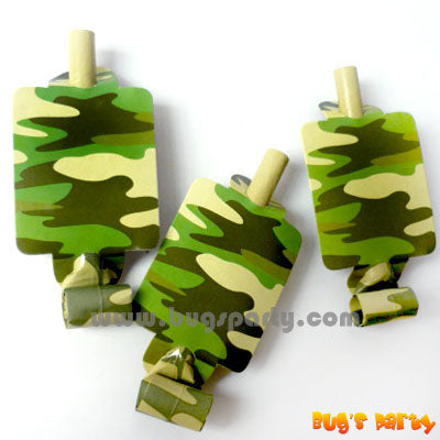 Camouflage Party Blowouts