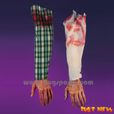 Halloween props Severed bloody Arm with sleeve