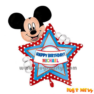 Mickey Personalise Balloon