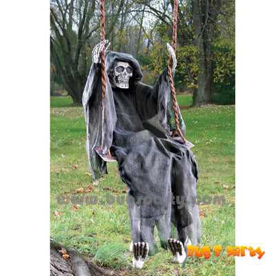Halloween prop Reaper On Swing