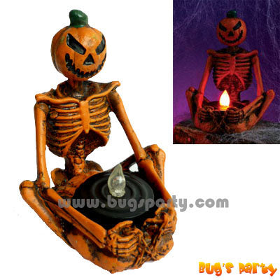 Creepy Tealight Pumpkin