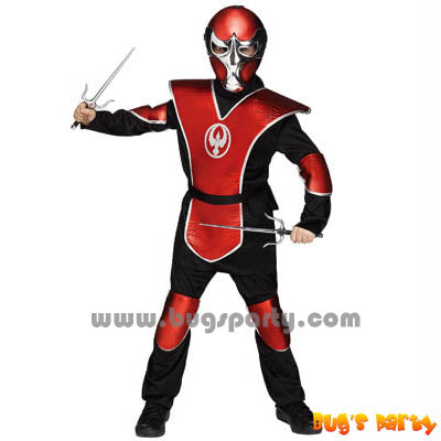 Costume Red Chrome Ninja