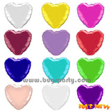 Heart shaped foil balloon 18 inches
