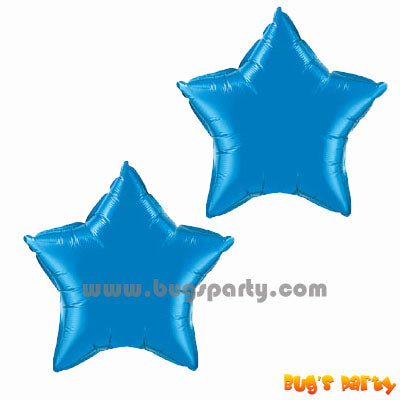 Blue Star Shaped Balloon