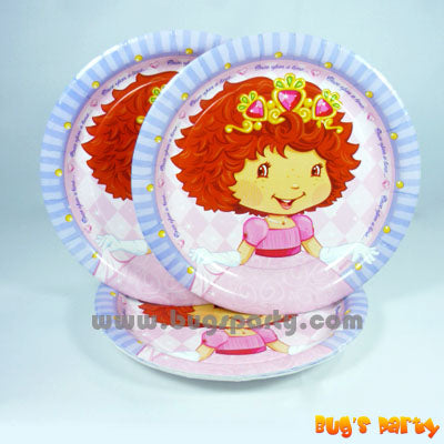 Strawberry Princess Plates