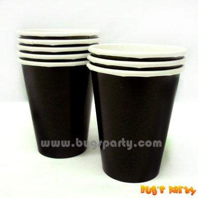 Black color paper Cups