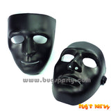 Full Face Black Plastic Mask