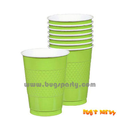 Kiwi Green Plastic Cups