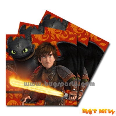 How To Train Your Dragon Napkins