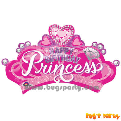 Balloon Birthday Princess Crown