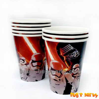 Star Wars 7 Paper Cups