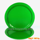 Festive Green color paper Plates