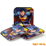 Superman 7in Sq Plates